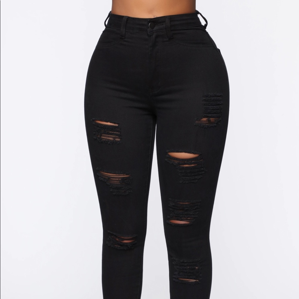 Fashion Nova high waisted jeans